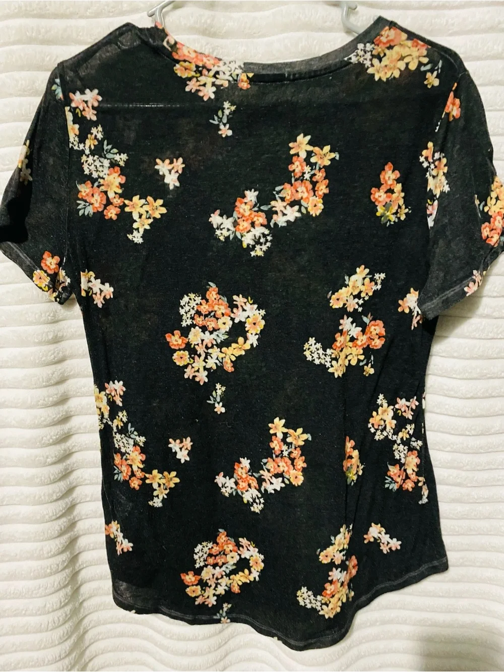 Maurices Black Floral 